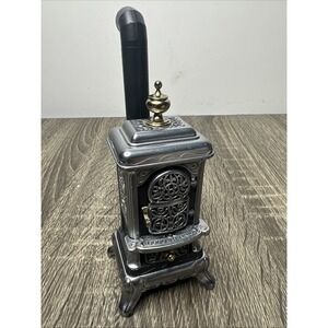 VINTAGE METAL BODO HENNIG PARLOR WOOD BURNING STOVE - Dollhouse Furniture 1:12